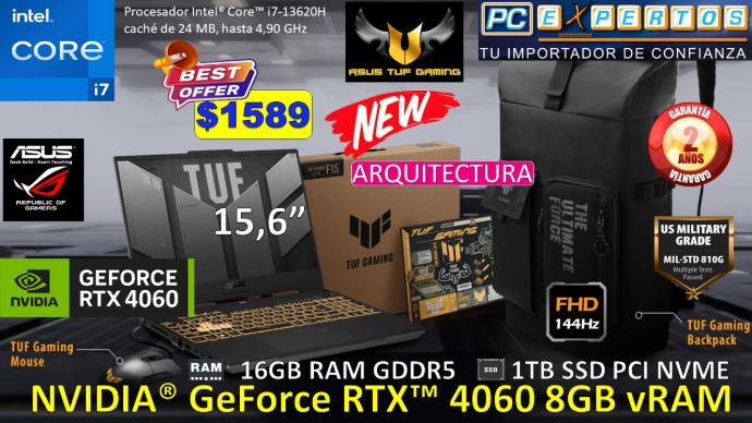 ASUS GAMING PROFESIONAL I7 RTX4060