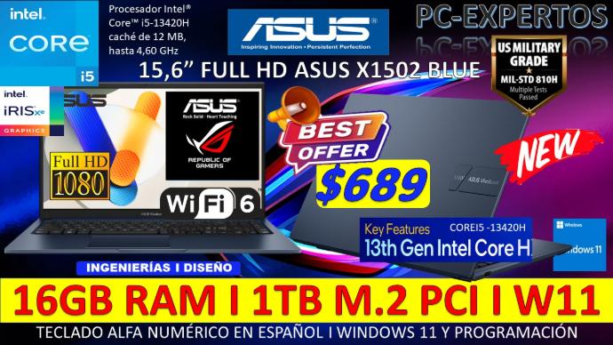 ASUS I5 13 GENERACION