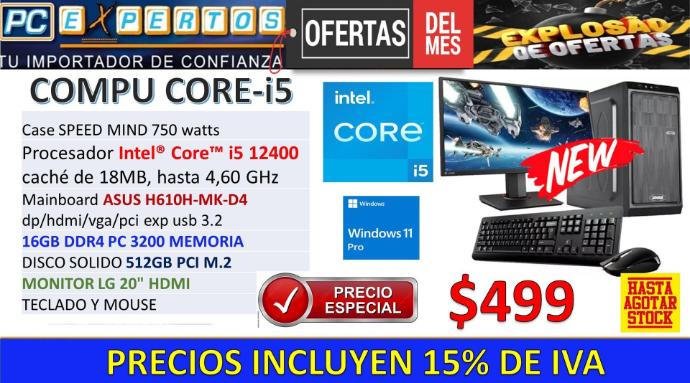 COMPUTADORA COREI5 DE MESA