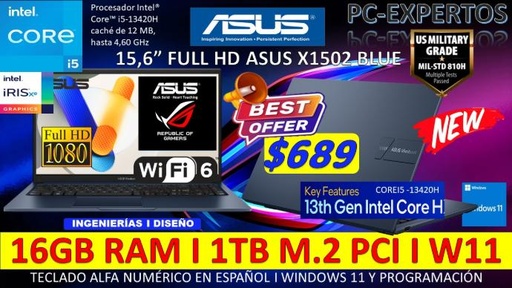 ASUS I5 13 GENERACION