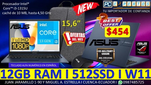 ASUS I3 BLUE 13GENERACION