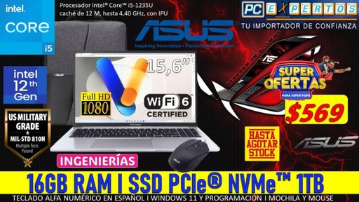 ASUS I5 12 GEN SILVER