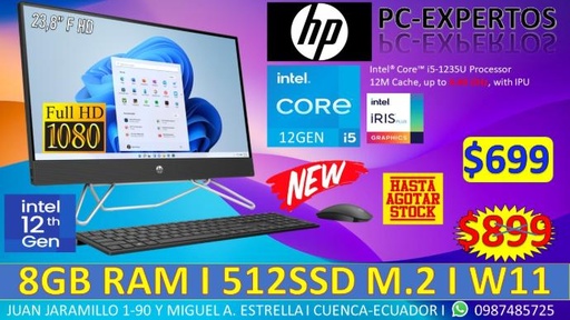 COMPUTADORA TODO EN UNO HP I5